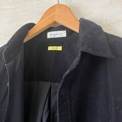 THE SHOP TK HugCot コーディロイシャツ（ブラック）Lの画像