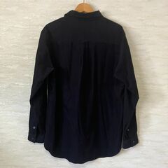 THE SHOP TK HugCot コーディロイシャツ（ブラック）Lの画像