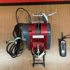 【中古】【動作OK】【店頭引取限定】　電動ウィンチ　ＫＹＯＳＥＲＡ　ＡＷ１６２ＲＣ　リモコン付きの画像