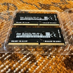 【未使用】SK Hynix 4GB DDR4 2666MHz メモリ　2枚セットの画像