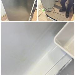 ご成約済み②格安で配送設置まで🆗冷蔵庫&洗濯機✨の画像