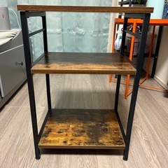 OUTBROS サイドテーブル コンパクト ヴィンテージ風 ナイ...