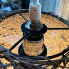 【リユースショップスパークル】ペンダントライト　No.174　ニトリ　ブラウン　引掛けシーリング　照明　紐式　Nアサボ DBR　配送設置可能♪の画像