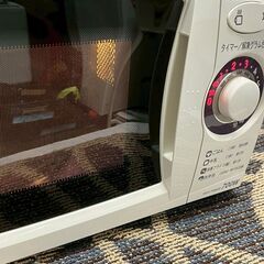 【SHARP】 シャープ 電子レンジ RE-T1-W5 ホワイト 動作確認済み 2012年製 50Hz 東日本 ターンテーブル式 A0996の画像