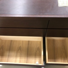 【ドリーム川西店御来店限定】☆ジモティー見たよ♪割引☆ 加藤木工 3段チェスト  クリーニング済み 【2125560000039294】の画像