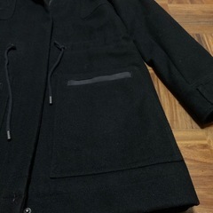 Abercrombie & Fitch ブラック　ウール　コートの画像