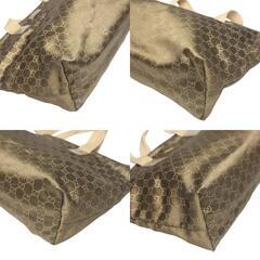 グッチ 267474 ハンドバッグ ゴールド  GUCCI  GGキャンバスの画像