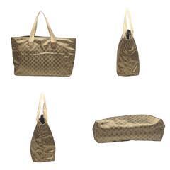 グッチ 267474 ハンドバッグ ゴールド  GUCCI  GGキャンバスの画像