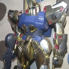 MG百式とSDガンダムセット　組み立て済み完成品の画像