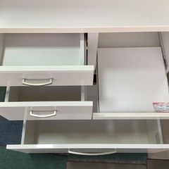 【リサイクルサービス八光】幅80cm　ニトリ　キッチンボード(コパン  80KB WH)の画像