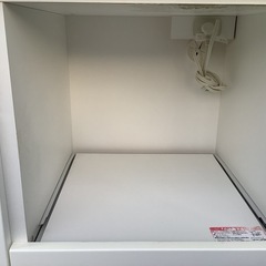 【リサイクルサービス八光】幅80cm　ニトリ　キッチンボード(コパン  80KB WH)の画像