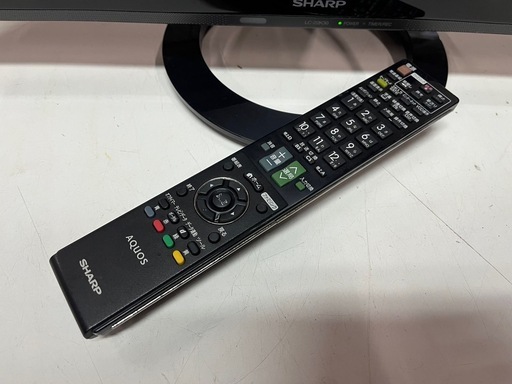 SHARP AQUOS LC22K30 液晶カラーテレビ 2016年製 22V型 フルハイビジョン リモコン付属 動作確認済 ③