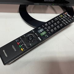 SHARP AQUOS LC22K30 液晶カラーテレビ 2016年製 22V型 フルハイビジョン リモコン付属 動作確認済 ③の画像