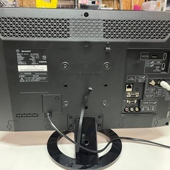 SHARP AQUOS LC22K30 液晶カラーテレビ 2016年製 22V型 フルハイビジョン リモコン付属 動作確認済 ③の画像