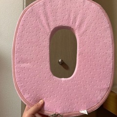 【助産師ママ推薦】 円座クッション 産後 痔 ドーナツクッション 高反発 ピンクの画像