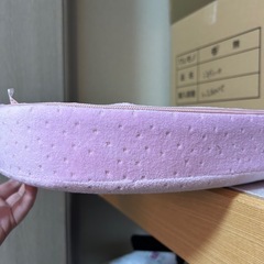 【助産師ママ推薦】 円座クッション 産後 痔 ドーナツクッション 高反発 ピンクの画像