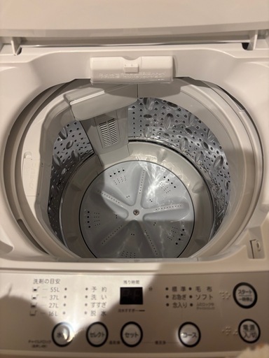 [取引中]ヨドバシオリジナル 洗濯機 25年製 3回使用