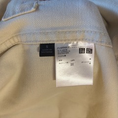 UNIQLO アイボリー カバーオール Sの画像