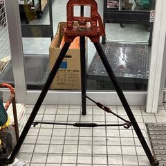 中古　脚付パイプバイスの画像