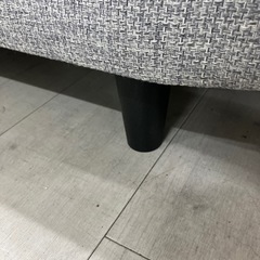 2人掛けソファー　ファブリック　グレー【トレファク堺福田店】の画像