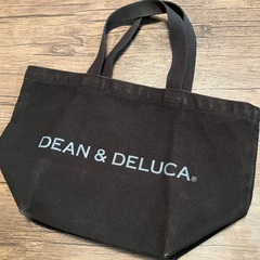 DEAN & DELUCA ブラックトートバッグの画像