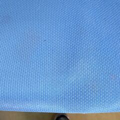 6脚セット 会議用椅子 オカムラ（okamura） キャスター付きミーティングチェア 色ブルー 型番：8139ZZ 管理番号YN316AZの画像