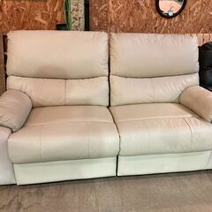 【愛品館市原店】ニトリ　2人掛け電動リクライニングソファの画像