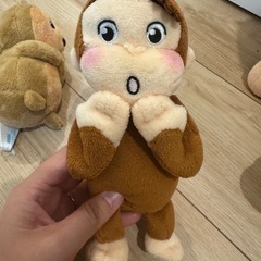 おさるのジョージ　ぬいぐるみ　ニョッキ　ジャンピーの画像