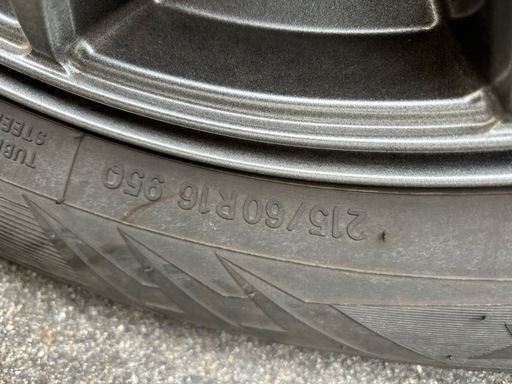 【お渡し予定決定】スタッドレス ホイール付き タイヤ 4本 215/60R16