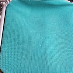 6脚セット 会議用椅子 オカムラ（okamura） キャスター付きミーティングチェア 色グリーン 型番：8139ZZ 管理番号YN317AZの画像