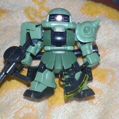 MG百式とSDガンダムセット　組み立て済み完成品の画像