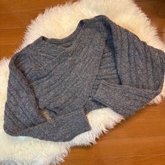 chico （チコ）2wayドルマンバッククロスケーブルニットの画像