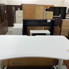 ★リユースのサカイ千葉中央店★  パソコンデスク 白 クリーニング済み TC5695の画像