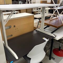 ★リユースのサカイ千葉中央店★  パソコンデスク 白 クリーニング済み TC5695の画像