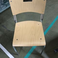 10脚セット 会議用椅子 オカムラ（okamura） 木目 ミーティングチェア 処分価格です！！ 管理番号YN318AZの画像