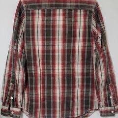 チェックのワークシャツ（赤系）（メンズ）＜APPUREAM＞の画像