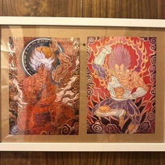 ★悟空　ベジータ　アートの画像