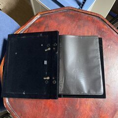 【リユースショップスパークル】写真立て兼用アルバム　No.179　フォトフレーム　アンティーク調　薔薇　シルバー　2個セット　未使用品!　配送可能♪の画像