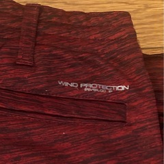 防風 防寒 ストレッチパンツ ワインレッド Ｌサイズ メンズ EVENRIVERの画像