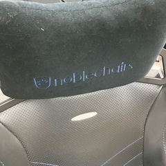 ゲーミングチェア　noblechairs EPIC NBL-PU-BLU-003 ブラックの画像