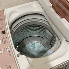 【受け渡し決定】洗濯機　2019年製　AQUA 6kg　の画像