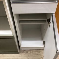 【ジャングルジャングル石津店】コガ家具　アリエス　食器棚　収納　隙間収納　幅40cm　おしゃれ　かわいい　北欧　カントリー調　新生活 堺市 西区 堺区 石津の画像