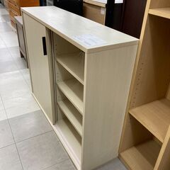 ★リユースのサカイ千葉中央店★  収納棚 白系 H85×D31×W105 クリーニング済み TC5699の画像