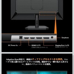 ゲーミングモニターの画像