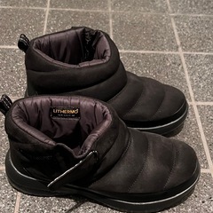 ［ワークマン］1回着用のみ　防寒ブーツ ケベックショート　ブラック Lサイズの画像