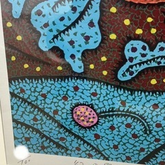 草間彌生YAYOI KUSAMA 版画 幻の野に立ちて ED100の画像