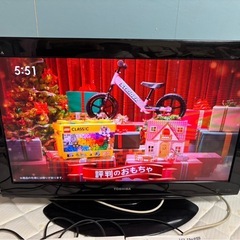【取引中】TOSHIBA REGZA 32型テレビ&HDDレコーダーの画像