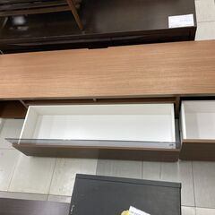 ★リユースのサカイ千葉中央店★  テレビボード 茶系 H37×D40×W179 クリーニング済み TC5701の画像