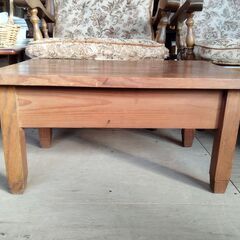 文机 引き出し付き 座卓 ローテーブル レトロ 古民具 机 昭和レトロ /HJ-0584 2Fの画像