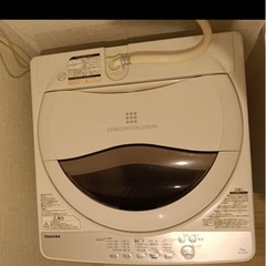 TOSHIBA 洗濯機 5kg AW-5G6の画像